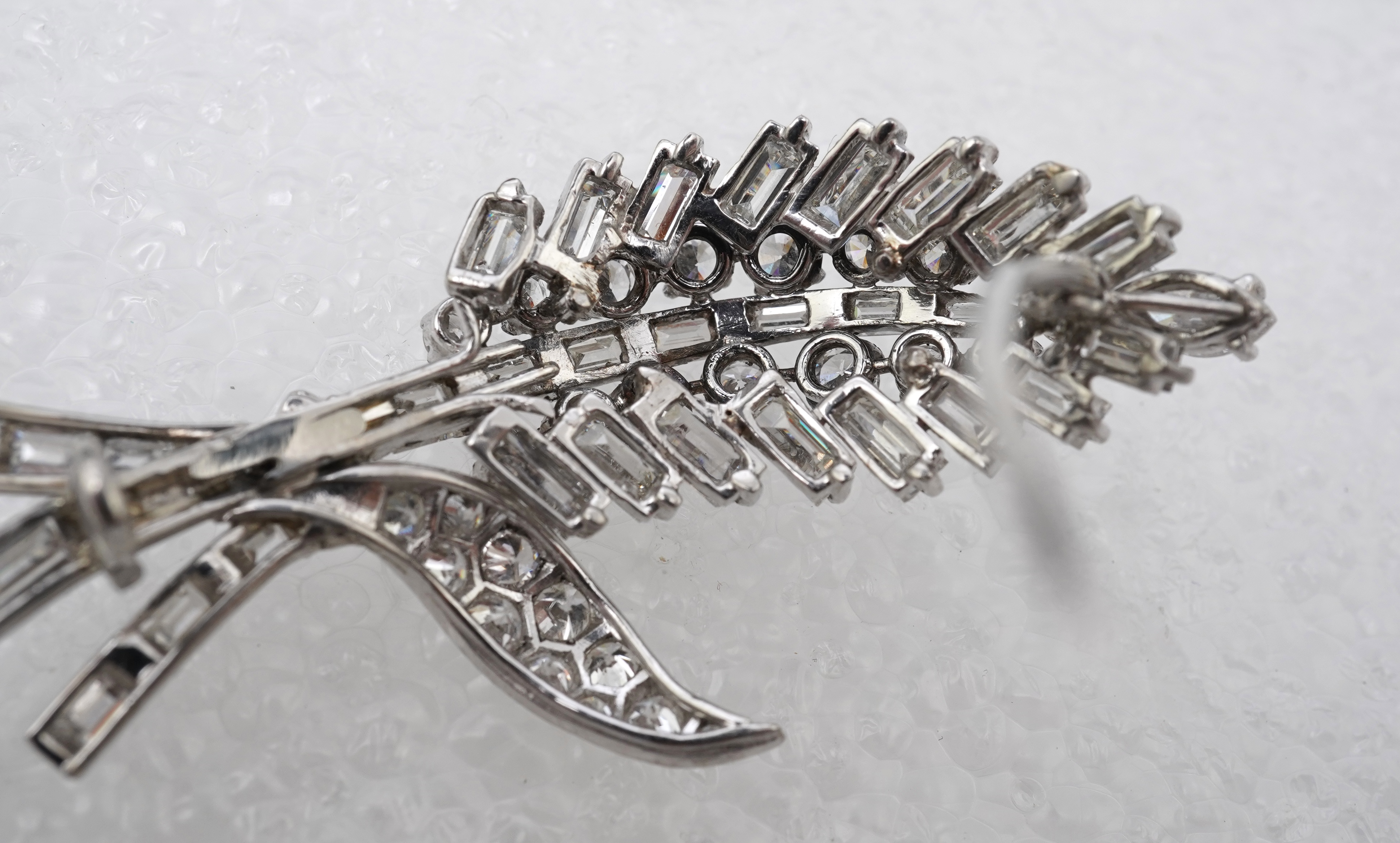 A diamond brooch, 1960s